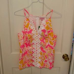 Lily Pulitzer Magnolia top size 10 NWT